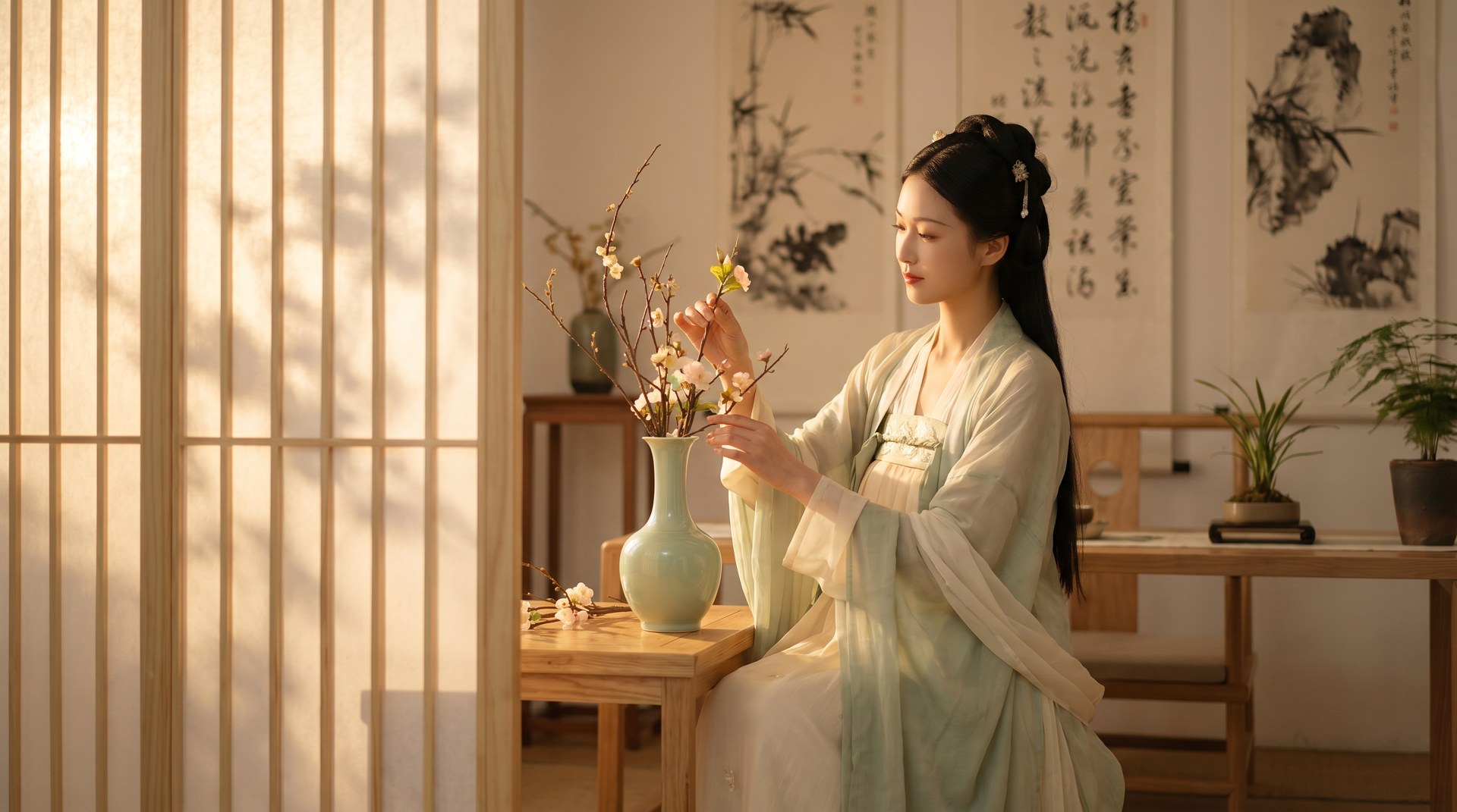 樱花视频国风-汉服搭配视频教程-东方服饰美学